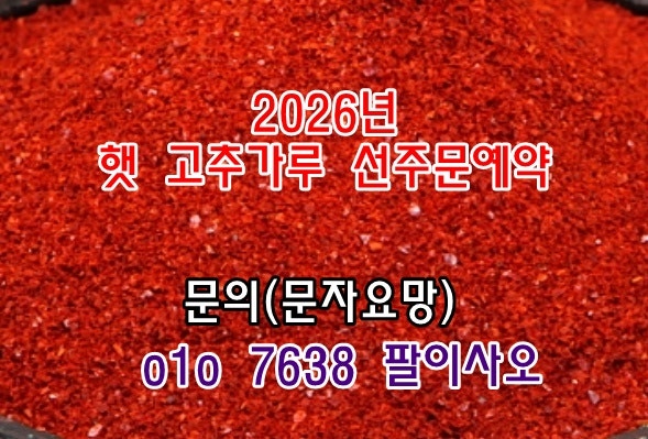 2026년 햇 건고추 고추가루 고춧가루 시세 가격 선주문 예약 판매 구입 주문  1근 한근 500그램 600그램 안매운 순한맛 보통 매운맛 맵기
